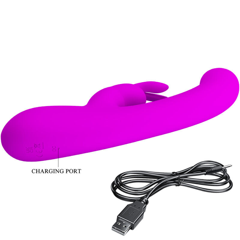 PRETTY LOVE - LAMAR RABBIT VIBRATOR & VIOLET G-SPOT