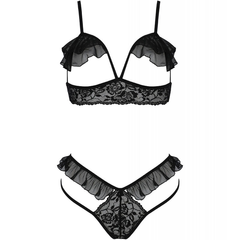 PASSION - DOLLY SET ZWEITEILIG SCHWARZ S/M