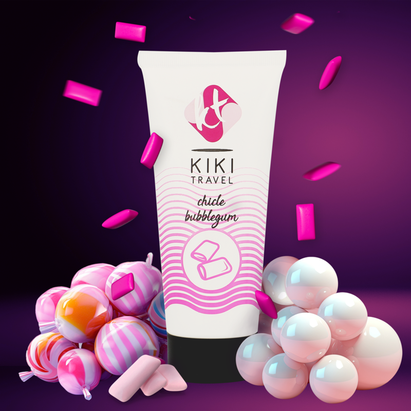 KIKÍ TRAVEL - LUBRIFICANTE BUBBLEGUM 50 ML