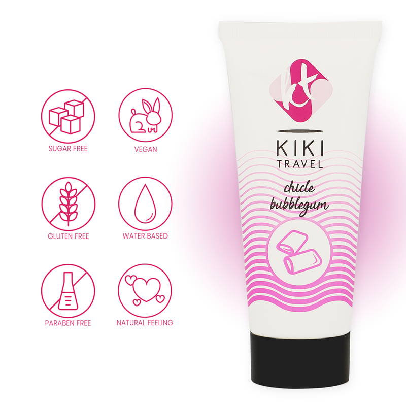 KIKÍ TRAVEL - LUBRIFICANTE BUBBLEGUM 50 ML