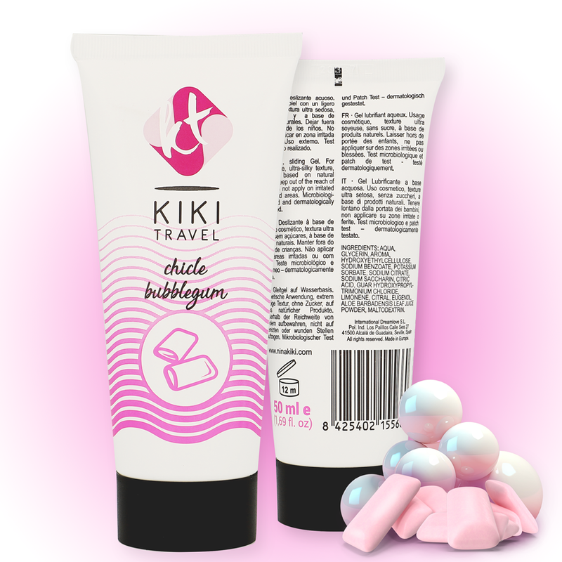 KIKÍ TRAVEL - LUBRIFICANTE BUBBLEGUM 50 ML