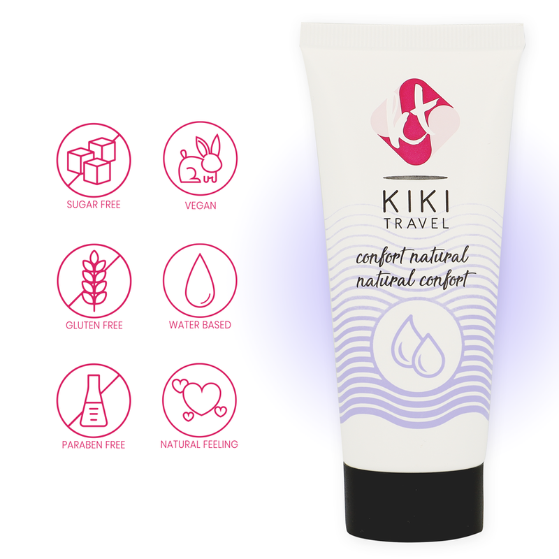 KIKÍ TRAVEL - CONFORT NATÜRLICHES GLEITMITTEL 50 ML