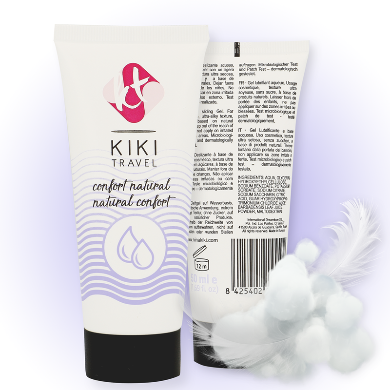 KIKÍ TRAVEL - LUBRIFICANTE NATURALE CONFORT 50 ML