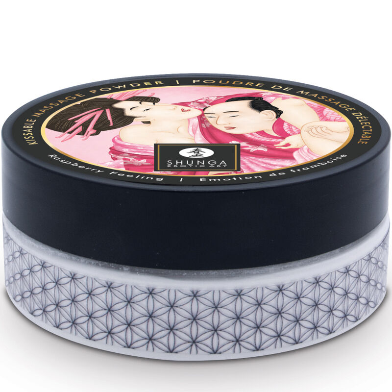 SHUNGA - ESSBARES MASSAGEPULVER-SET HIMBEERE