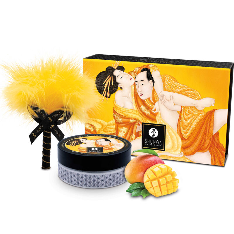 SHUNGA - KIT POLVERE DA MASSAGGIO EDIBILI MANGO