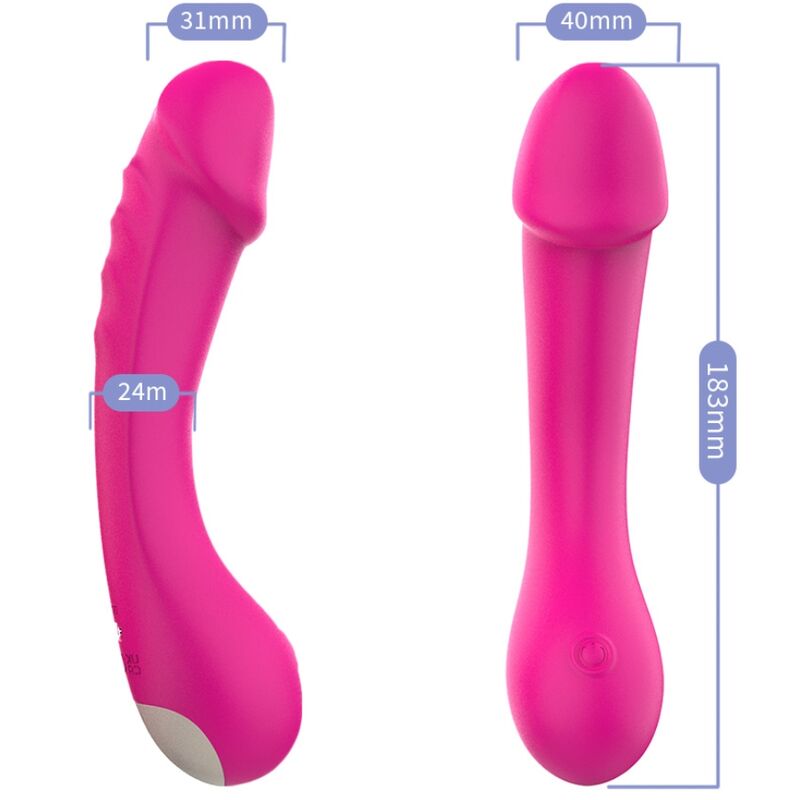 ARMONY - DILDO VIBRATORE PUNTO G SILICONE FUCSIA