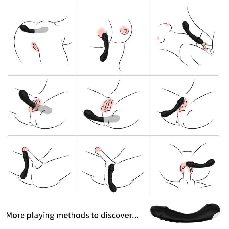 ARMONY - DILDO VIBRATORE PUNTO G SILICONE NERO