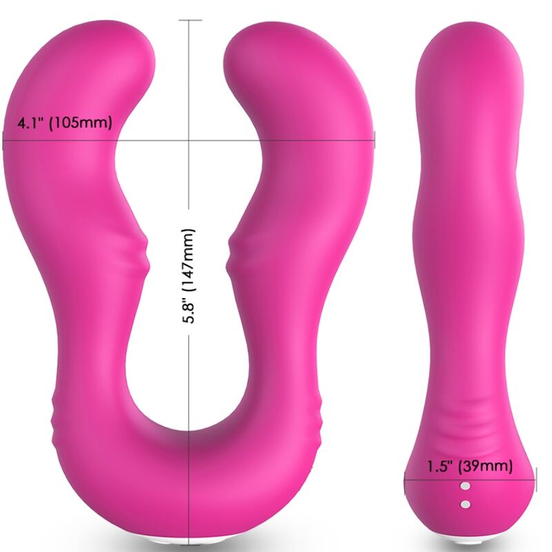 ARMONY - SERAPH VIBRATORE DOPPIO TELECOMANDO FUCSIA