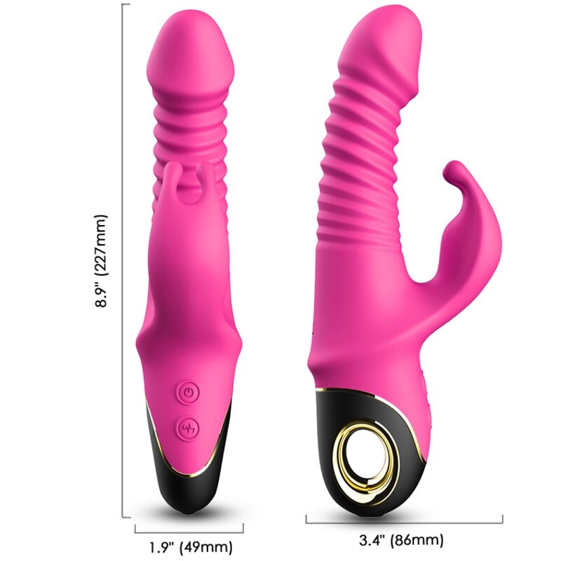 ARMONY - ZING DILDO VIBRATORE CONIGLIO FUCSIA