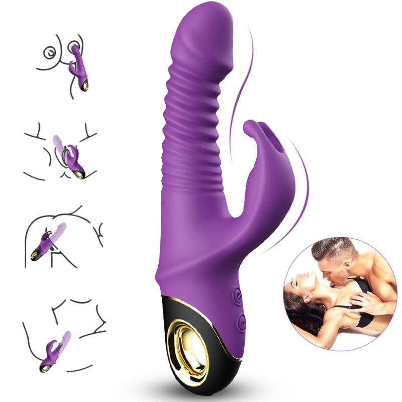 ARMONY - ZING DILDO VIBRATORE CONIGLIO VIOLA