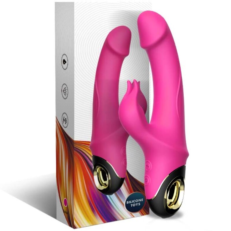 ARMONY - METEROR DILDO VIBRATOR KANINCHENROTATOR FUCHSIA