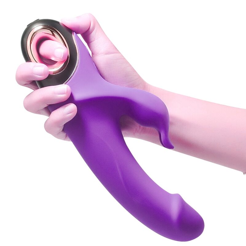 ARMONY - METEROR DILDO VIBRATOR KANINCHENROTATOR LILA