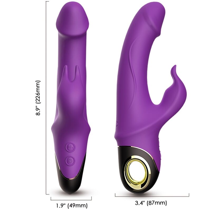 ARMONY - METEROR DILDO VIBRATORE RABBIT ROTATOR VIOLA