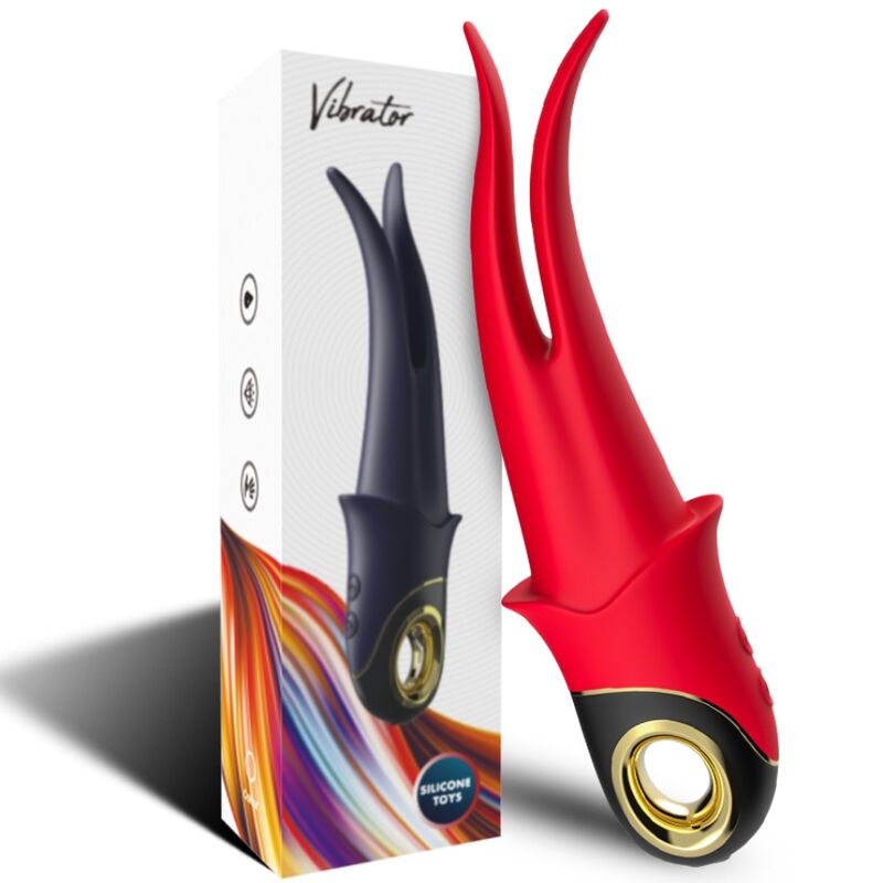 ARMONY - SHADOW VIBRATOR DOUBLE-HEAD TEASING RED