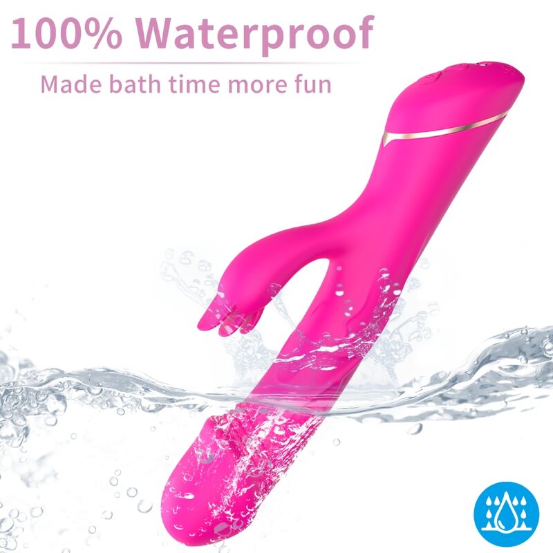 ARMONY - DILDO VIBRATORE RABBIT SILICONE FUCSIA