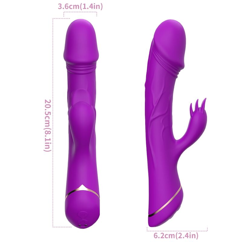 ARMONY - DILDO-VIBRATOR KANINCHEN SILIKON LILA