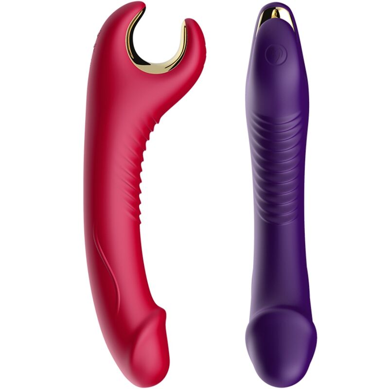 ARMONY - PRINCE DILDO VIBRATORE E ROTATORE ROSSO