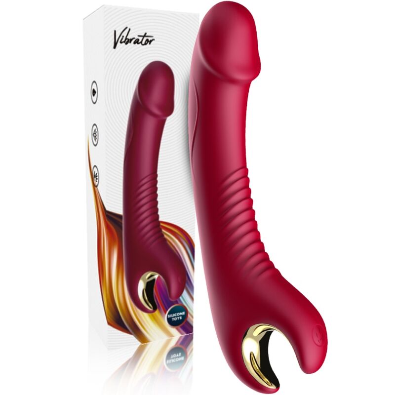 ARMONY - PRINCE DILDO VIBRATORE E ROTATORE ROSSO