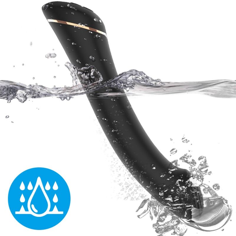 ARMONY - VIBRATORE FALT HEAD SILICONE NERO