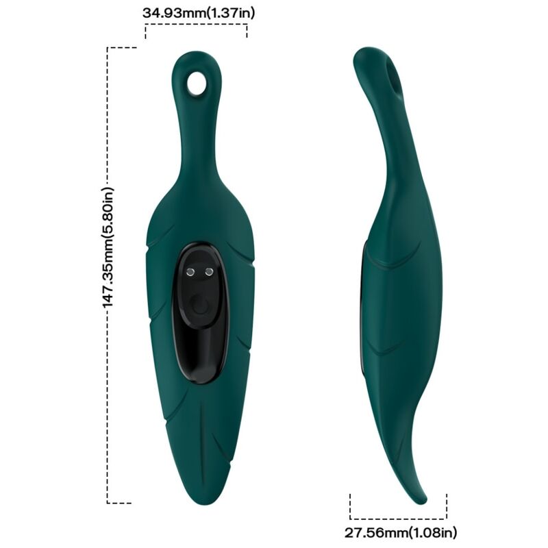 ARMONY - STIMOLATORE E VIBRATORE FOGLIA VERDE