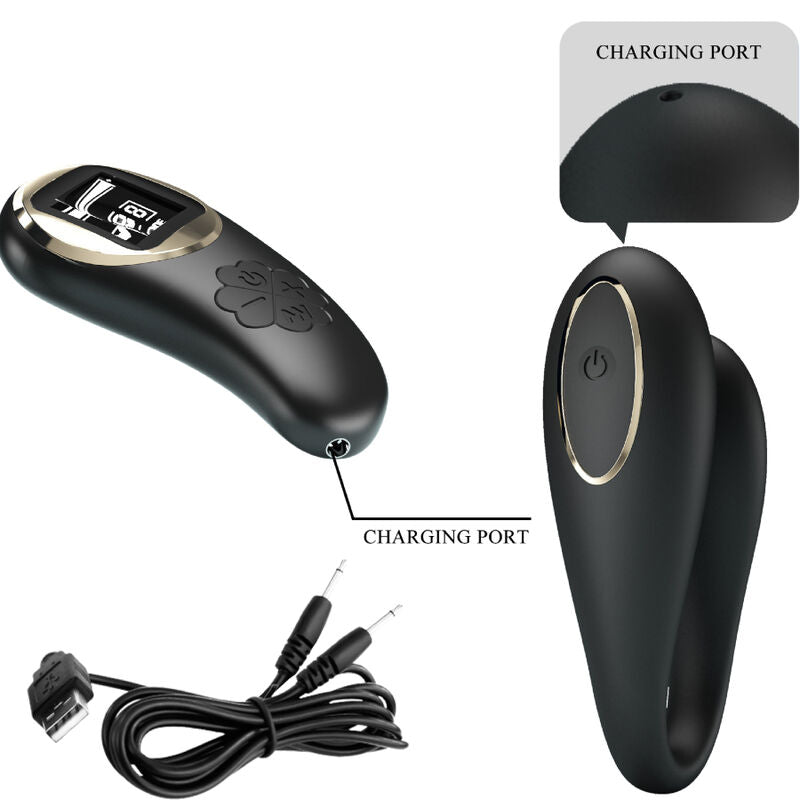 PRETTY LOVE - NATHAN DOUBLE PLEASURE VIBRATOR REMOTE CONTROL