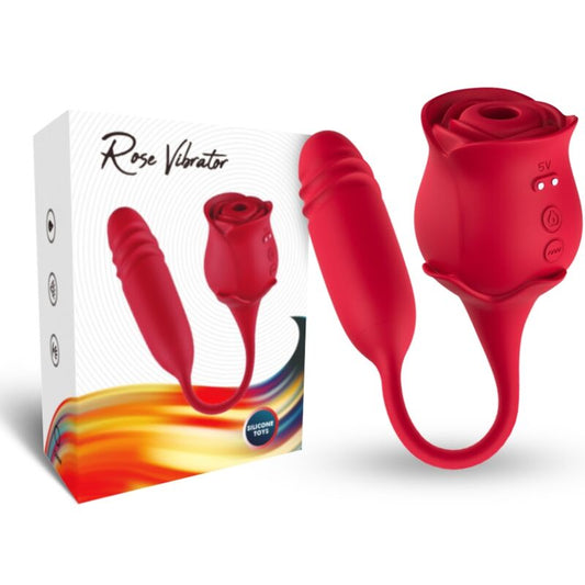 ARMONY - ROSEKNIGTH LICKING VIBRANTE CLITORIDE E VIBRATORE ROSSO