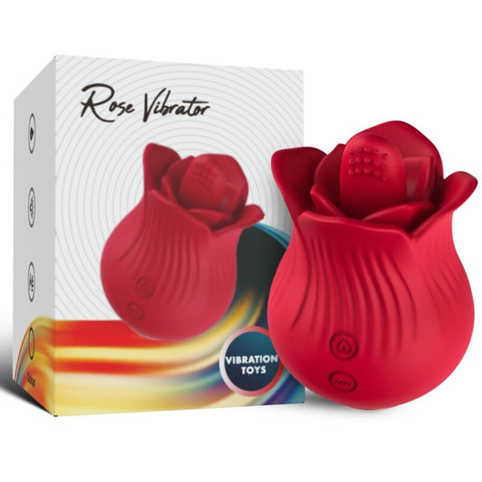 ARMONY - ROSE VIBRATOR & STIMULATOR RED