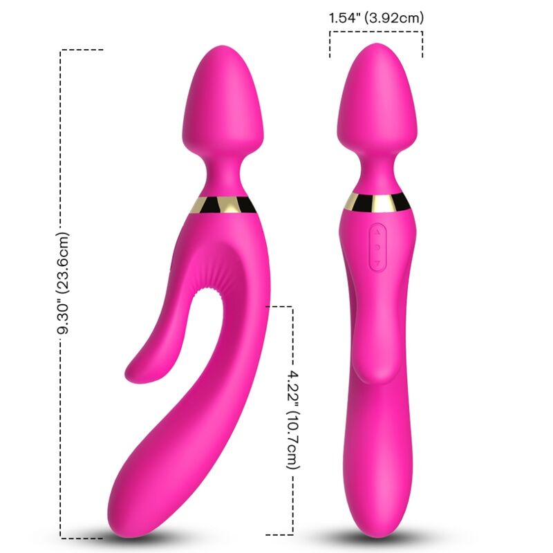 ARMONY - MASSAGER &amp; VIBRATOR KANINCHEN FUCHSIA