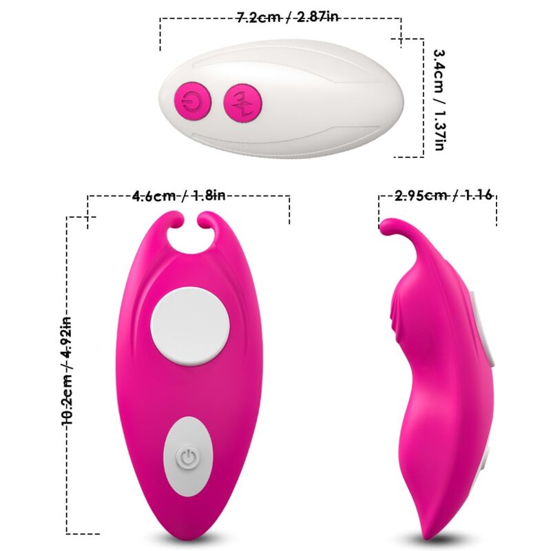 ARMONY - HONEYBEE TRAGBARES HÖSCHEN-VIBRATOR G-SPOT FERNBEDIENUNG PINK