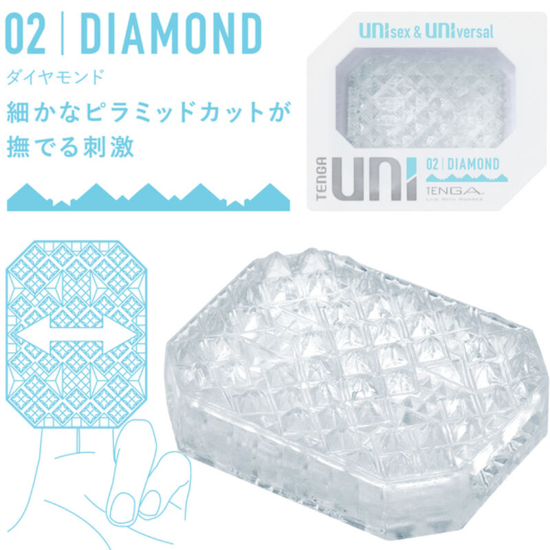 TENGA - UNI DIAMOND MASTURBATOR THIMBOL