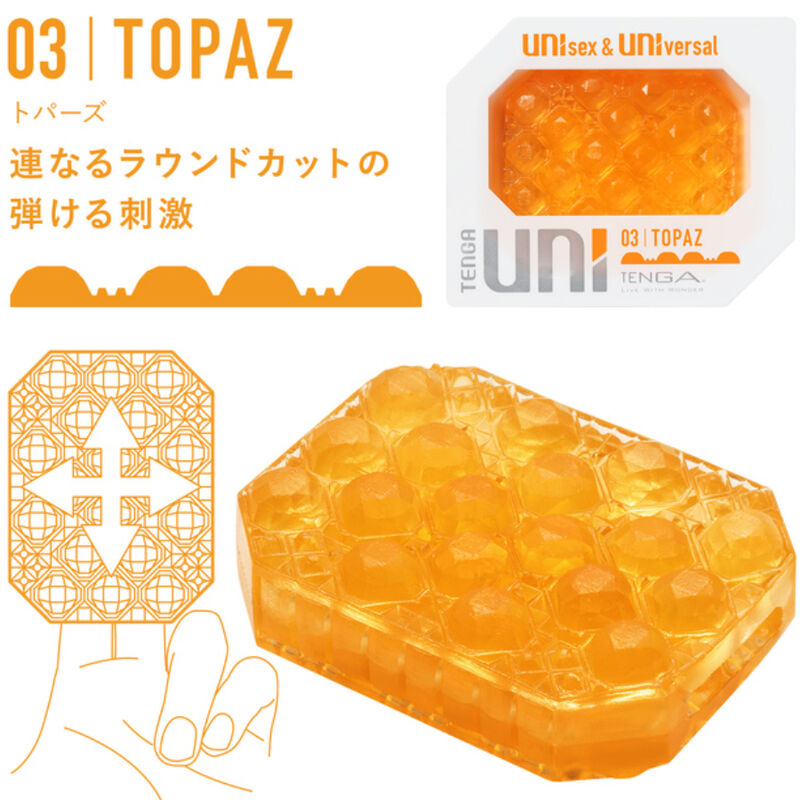 TENGA - UNI VARIETY MASTURBATOR THIMBLE PACK 4 UNITÀ