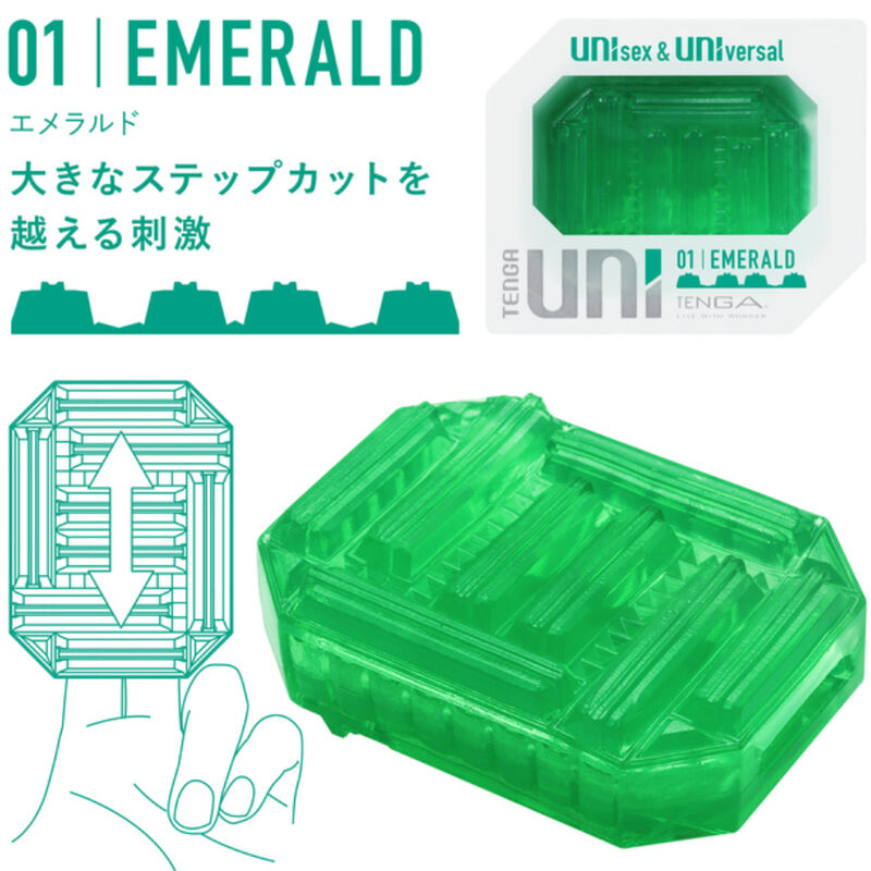 TENGA - UNI VARIETY MASTURBATOR THIMBLE PACK 4 UNITÀ