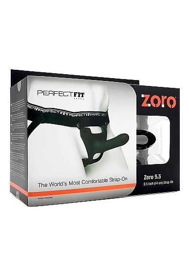 PERFECT FIT BRAND - ZORO STRAP ON 5.5 W S/M WAISTBAND BLACK