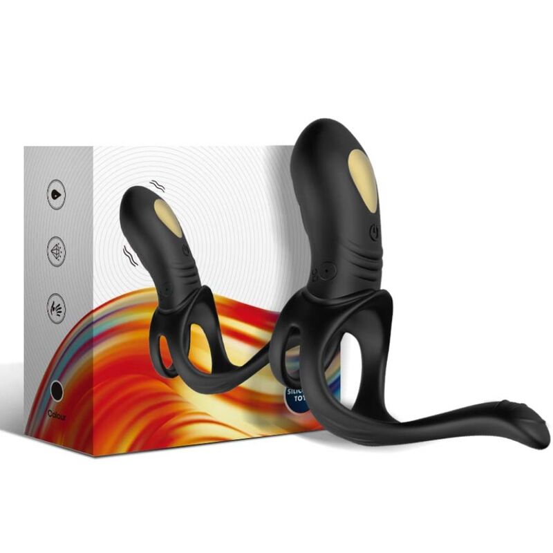 ARMONY - JOY JUMPER RINGVIBRATOR FÜR PAARE &amp; ANALSTECKER SCHWARZ