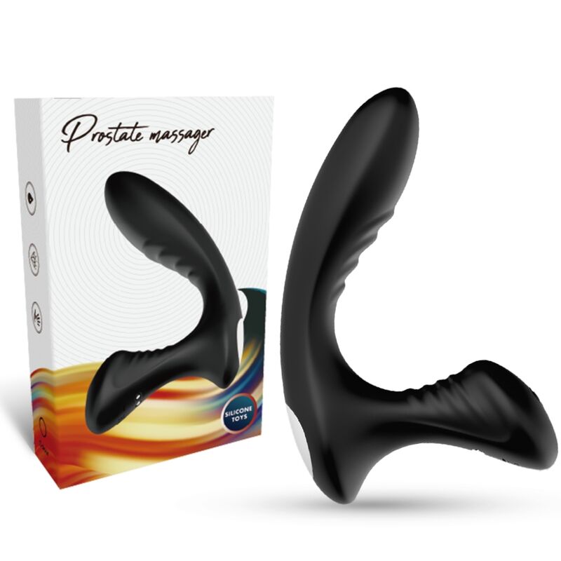 ARMONY - STORM VIBRATORE ANALE PROSTATA &amp; PLUG TELECOMANDO NERO