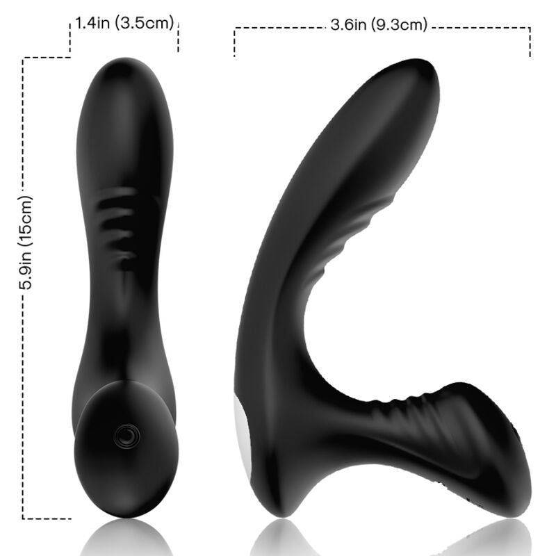 ARMONY - STORM VIBRATOR ANAL PROSTATE & PLUG REMOTE CONTROL BLACK