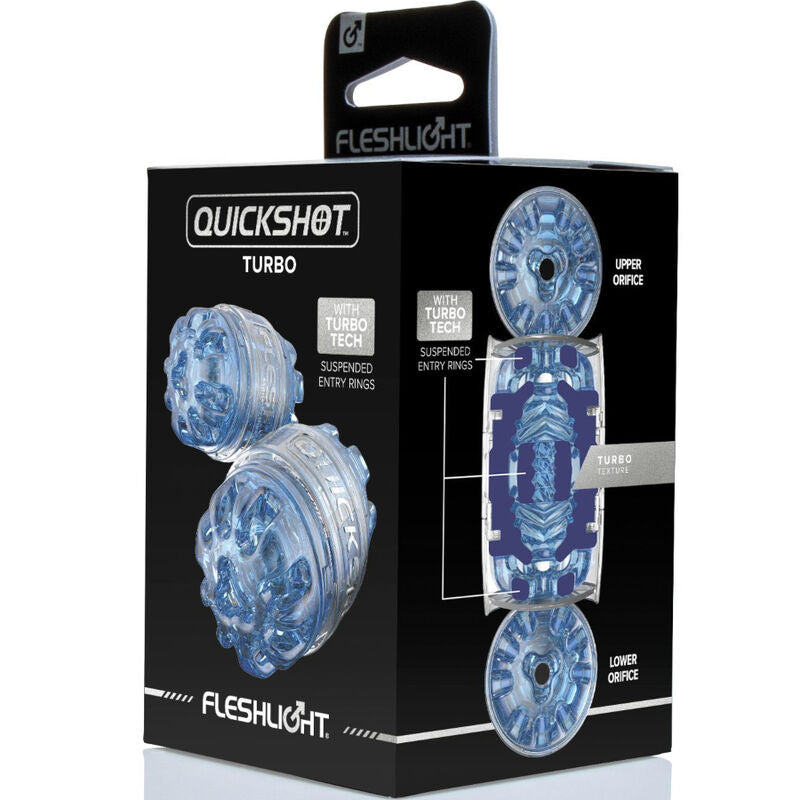 FLESHLIGHT - MASTURBATOR QUICKSHOT TURBO BLAUES EIS