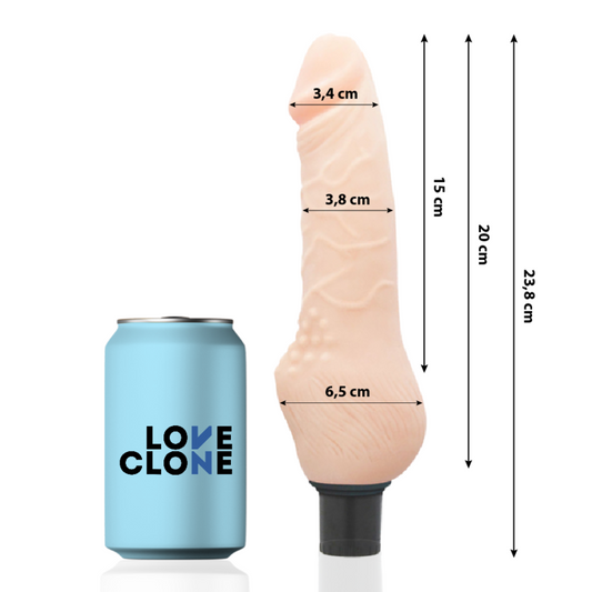 LOVECLONE - DAVEN SELBSTSCHMIERUNG REALISTISCH 23,8 CM -O- 3,8 CM