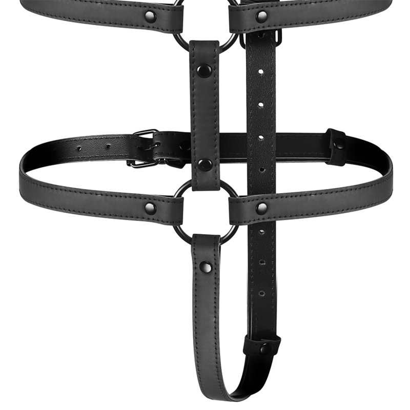 FETISCH DEVOT BONDAGE - VERSTELLBARER HARNESS OBERKÖRPER UND ARME