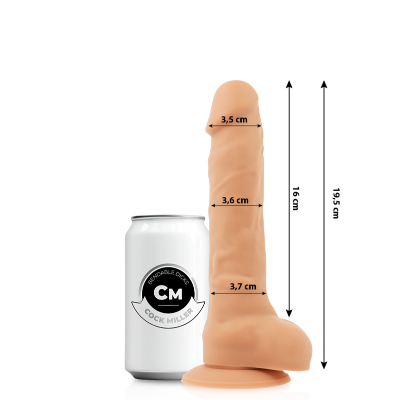 COCK MILLER - SILICONE DENSITY ARTICOLABILE COCKSIL 19,5 CM