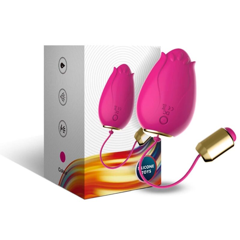 ARMONY - MANDALA EGG VIBRATORE G-SPOT TELECOMANDO FUCSIA