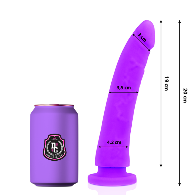 DELTA CLUB - TOYS DILDO LILLA MEDICO SILICONE 20 CM -O- 4 CM