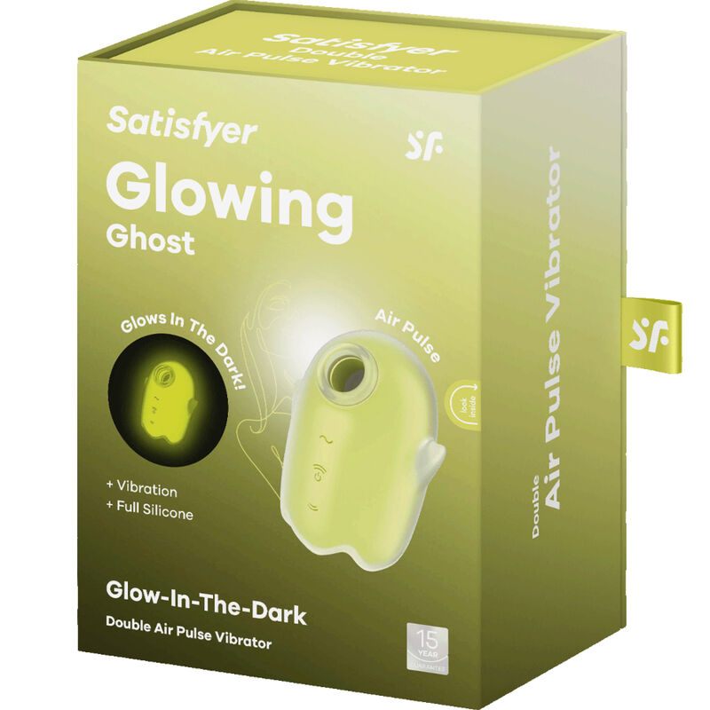 SATISFYER - GLOWING GHOST AIR PULSE &amp; VIBRATORE GIALLO