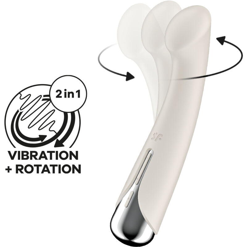 SATISFYER - SPINNING G-SPORT 1 ROTATOR VIBRATOR RED