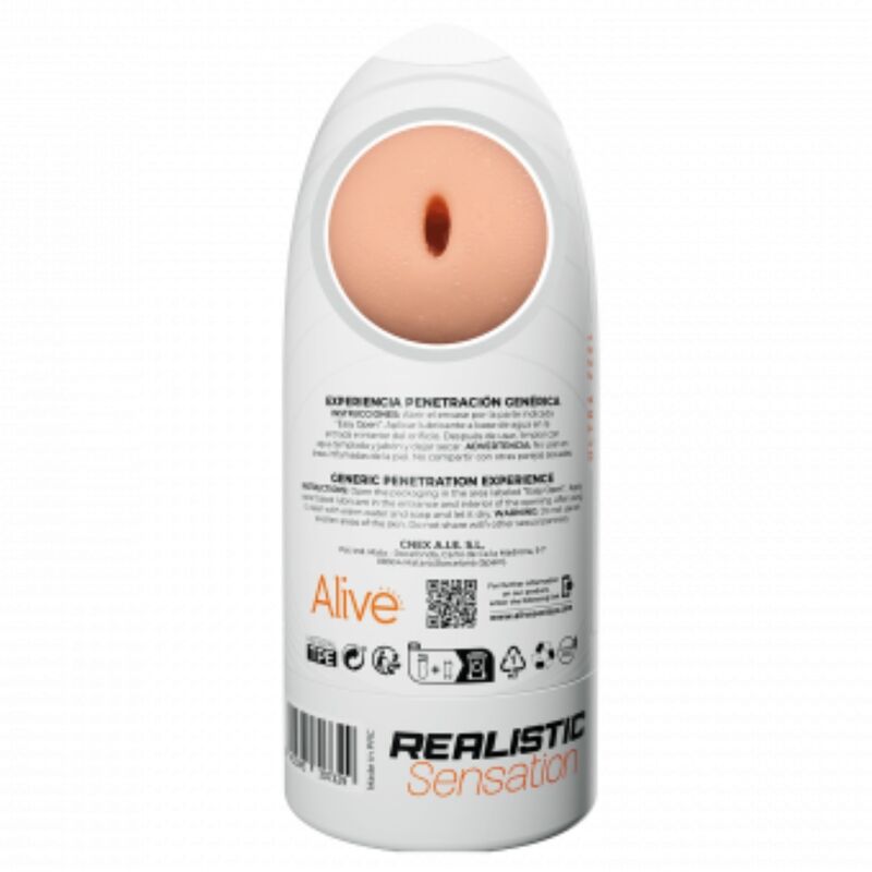 ALIVE - FLEX MALE MASTURBADOR GENERIC SIZE M