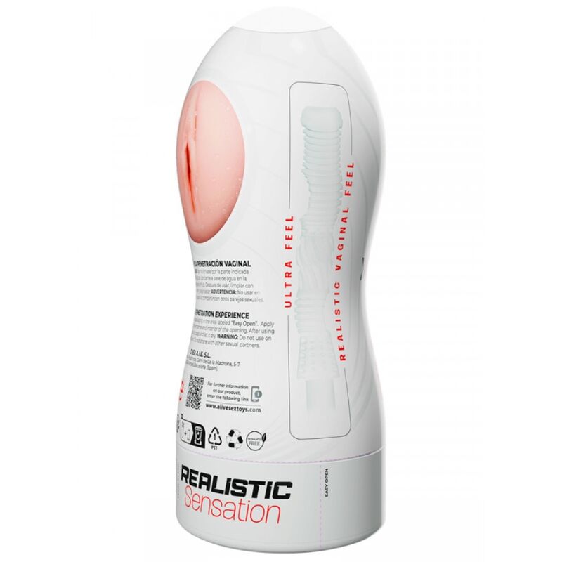 ALIVE - MAXI FLEX MÄNNLICHER MASTURBADOR VAGINAL, GRÖSSE L