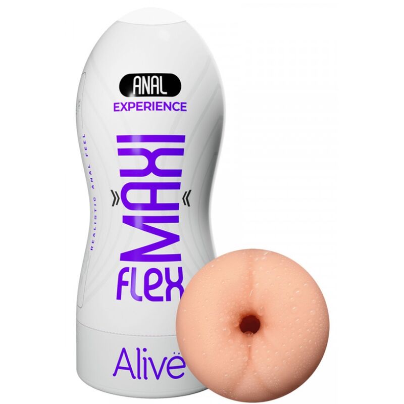 ALIVE - MAXI FLEX MASTURBADOR MASCHILE ANALE TAGLIA L