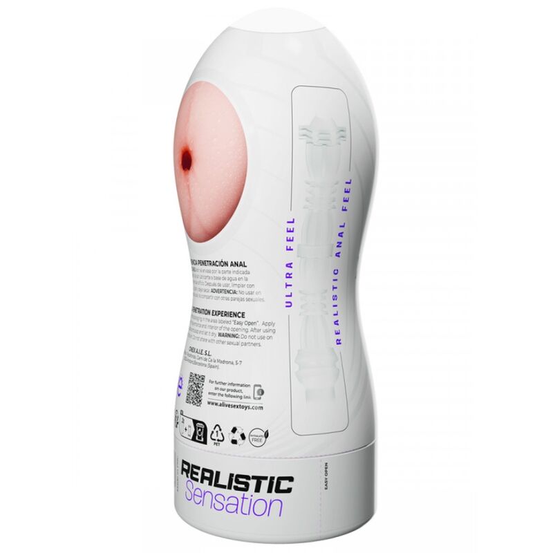 ALIVE - MAXI FLEX MASTURBADOR MASCHILE ANALE TAGLIA L