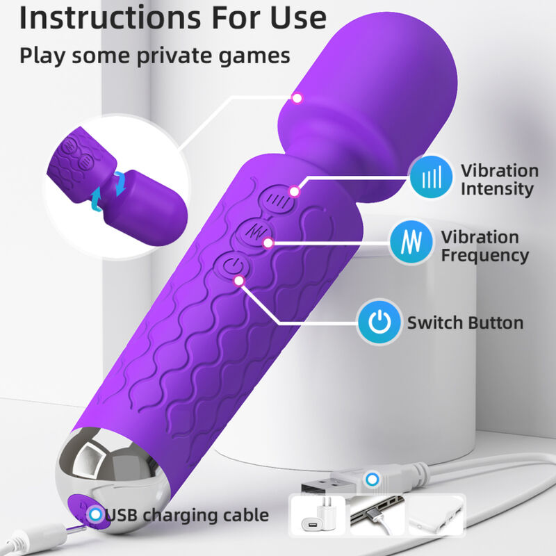 ARMONY - VIOLETT-MASSAGER &amp; VIBRATOR