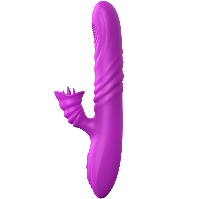 ARMONY - ANGELIA MULTIFUNCTION VIBRATOR WITH STIMULATING TONGUE VIOLET HEAT EFFECT